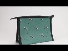 कस्टम कैनवास कॉस्मेटिक बैग